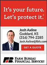 Josh Axline - Farm Bureau Financial Services Tall Sponsorship Banner
